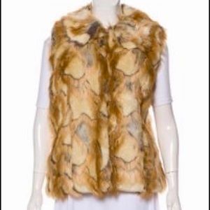 NWOT Rachel Zoe Faux Fur Vest